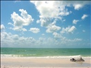 view from the beach on Sanibel island